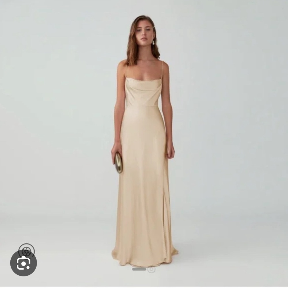 Frame and Partners Light Nude Dress